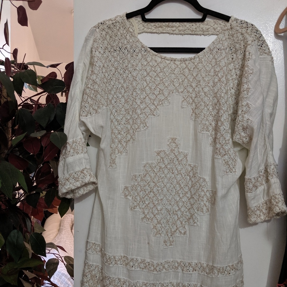 Free people macrame dress